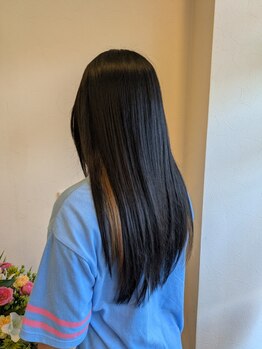 一葉の写真/髪と頭皮に優しいオーガニックカラー剤を使用♪ダメージレスで艶感と透明感のある美しい髪色に☆