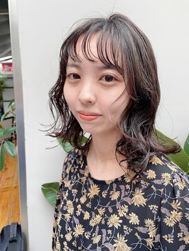 ナインセンス 下北沢(9_________nine sense) くせ毛風ゆるふわおしゃれパーマ【下北沢】