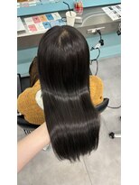 ノー バイ イオエ 西梅田(no. by ioe)&nbsp;ブリーチなしカラー/髪質改善/ミルクティーベージュ/小顔へア