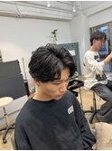 MEN’S HAIR/波巻ツイストスパイラル/フェザーパーマ/船橋