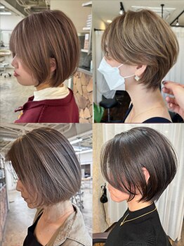 【乾かすだけでまとまるショート】骨格似合わせデザインで<自宅でのセットが上手くいかない>を解決＊[千葉]