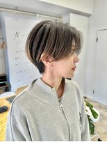 ジュベ 別府店(juve.)&nbsp;別府ショートボブ顔まわりレイヤーカット髪質改善カラー30代