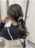 カジュアルにローポニーアレンジ★