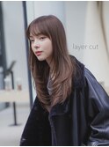 ミディアムレイヤーカット　似合わせカット