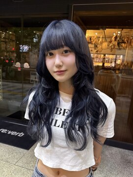 リンダ(Linda) 色落ちも可愛くなります♪ネイビーカラー