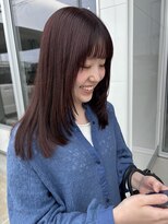 トイロ(toiro) レイヤーカット×ピンクブラウン
