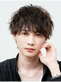 横浜メンズ/波巻きスパイラルパーマ/シャドウパーママッシュ