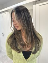 フリーダムガーデン 岡山駅前店(freedom garden)&nbsp;20代30代40代色気抜群海外風ロングレイヤー&ハイライト