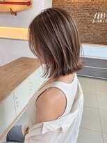 アース 熊本光の森店(HAIR&MAKE EARTH) ミディアムハイライト
