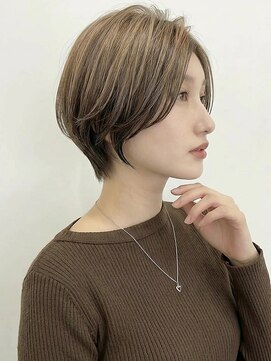 カバーヘア イヴ 戸頭店(COVER HAIR EVE) 外国人風ハイライトカラー小顔ハンサムショートウルフ20代P2戸頭