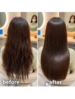 アース 渋谷店(HAIR&MAKE EARTH)&nbsp;渋谷縮毛矯正｜広がりを抑える艶髪ロング