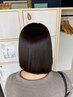 【W美髪矯正】カット+縮毛矯正+4stepケラ熱TR
