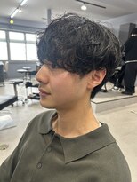 メンズ リコ(MEN'S RICO) メンズマッシュ×シャドウパーマスパイラルパーマ【大和】