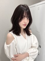 ルトワフクロマチ(Lutowa Fukuromachi)&nbsp;ダークパープル/ナチュラルショート/ミルクブラウン/夏/袋町