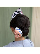 ヘアーレクスアリイ(Hair Lex Alii)&nbsp;祭りシニヨンヘア/ヘアセット/お祭りヘアセット
