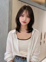 ロンド シャルム 吉祥寺(Lond charme) 韓国風レイヤーカット/顔周りカット/ミルクティーベージュ