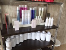 デックスヘアー(DEX hair)の雰囲気（ケア用品にもこだわっています♪）