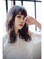 ラべリー 池袋(LOVELEY)&nbsp;ひし形シルエット  ヘアカラー　【池袋】