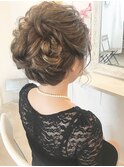 大きめカール　ヘアセット