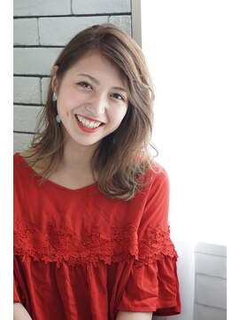 アドラーブル 長岡リップス旭岡店(adorable) チュールミディ【イルミナカラー/髪質改善】