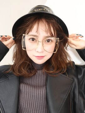 アイティー バイ アルバム 中野店(IT by ALBUM) カジュアルミデイアム_ウェーブパーマフォギーベージュ_47474