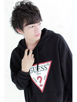 ラフィスヘアーアミ 高知2号店(La fith hair ami) 【La fith】 前下がりマッシュスタイル