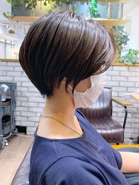 アヴァロン(AVALON) 【30代40代】横顔美人な絶壁解消ショートパーマ「永田カズヤ」