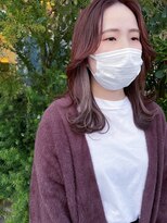 アヴァンセ サニー美容室&nbsp;レイヤー × イヤリングカラー