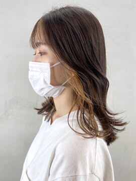 アルバム 銀座(ALBUM GINZA) インナーベージュ_くびれヘアビタミンカラー_ba340681