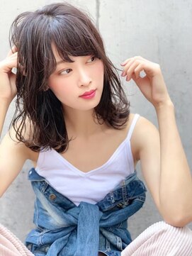 オースティン 流山おおたかの森(AUSTIN) 大人かわいい前髪セシルカットココアブラウンフリンジウェーブ