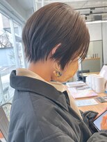 ピボット 北千住(PIVOT) 大人可愛い20代30代40代黒髪前下がりショートボブ丸みショート