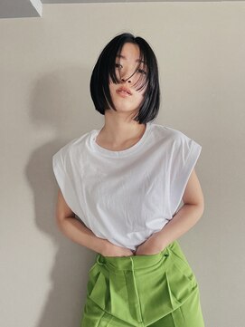 ディッシィ 立川(D'ICI) マッシュボブ/透明感ショートあ