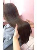 【髪質改善】チョコブラウン/韓国ヘア/トリートメント/