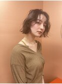 ボブ×ニュアンスミックスカール