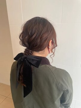 ヘアカロン 熊本下通店(Hair CALON) ヘアセット前髪カットトリートメントダブルカラーインナーカラー