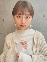 アッシュ 笹塚店(Ash)&nbsp;ミニウルフ/くすみブルー/イヤリングカラー/韓国ヘア[U24/笹塚]