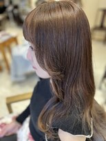 美容室 パルス 静岡鷹匠店(PALS) 髪質改善 韓国風顔周り 透明感カラー