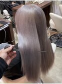 【W_SALON 河原町】ラベンダーシルバー/艶髪/髪質改善