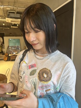 ソイリウム 下北沢(soi rium) 切りっぱなしボブ_外はねボブ