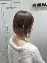 ステラバイケンジ(STELLA by KENJE)&nbsp;大人綺麗ボブ/藤沢/髪質改善縮毛矯正/ショート/脱白髪染め透明感