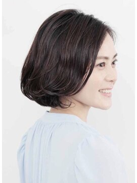 アン 青葉台(un) 大人ボブ ゆったりシルエット オーガニック透明感カラー