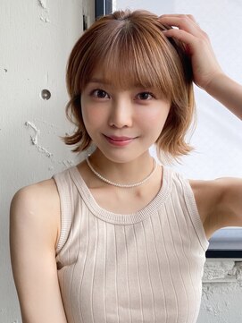 エトラ 渋谷店(etora) 前髪 アンブレラカラー こなれミディ イメチェン ウェーブパーマ