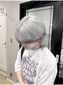 ホワイトグレー＋エンドカラー