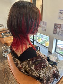 アトリエプラスイング(atelier+ing) ウルフにレッドカラー