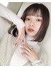 【透明感UP】カット+イルミナカラー+AMSIAインピタリトリートメント￥11000