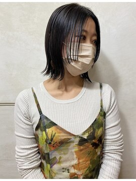 ランプ ヘアー(lamp hair) 伸ばしかけボブ