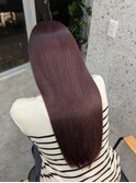 美髪縮毛矯正/髪質改善トリートメント/酸性ストレート/ピンク