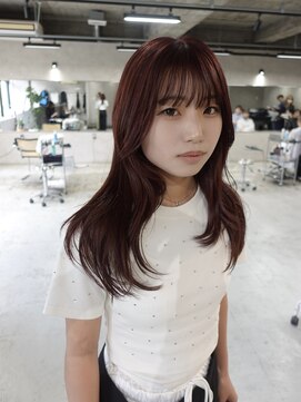 ネアー 新潟(NEER) アプリコットオレンジ/くびれヘア/ウェーブショート［新潟］