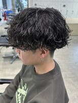 フィフス 天神大名(fifth) 天神波巻きプードルパーマハードスパイラルマッシュメンズ強め