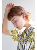 ミニボブ小顔切っぱなし外ハネボブ